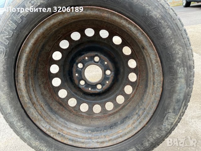 Железна джанта 15 цола 5х112 за Мерцедес, снимка 3 - Гуми и джанти - 43010555