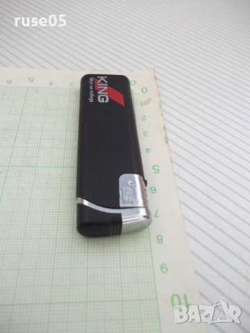 Запалка "KING" газова пиезокристална с мек пламък работеща, снимка 4 - Колекции - 51839752