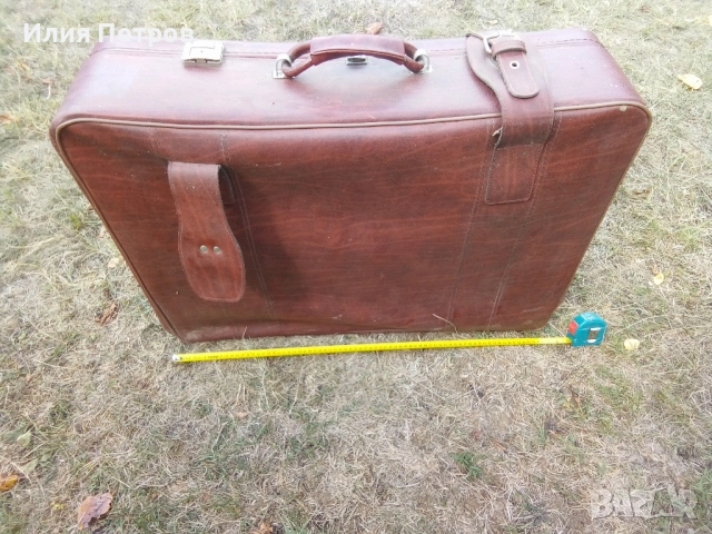 куфар, кожен , снимка 3 - Куфари - 51757897