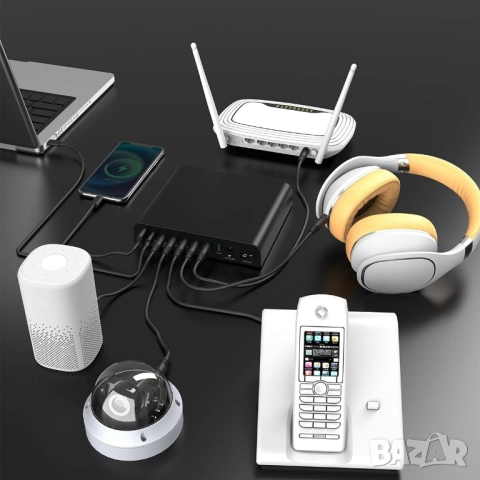 Мини UPS 27000mAh, 12V, 9V, 5V за рутери, видеонаблюдение, фотоапарати , снимка 3 - Друга електроника - 52369623