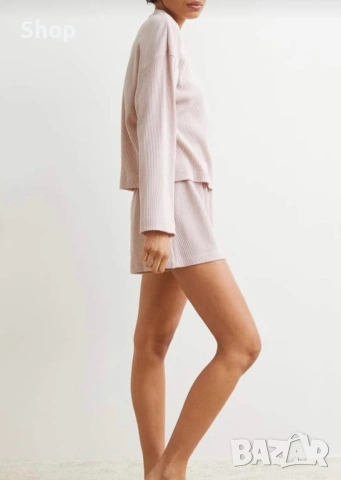 🌷🌼 Нов пудрено розов комплект на H&M , снимка 4 - Комплекти - 53525637