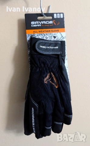 Savage Gear All Weather Glove, снимка 3 - Ръкавици - 52015589