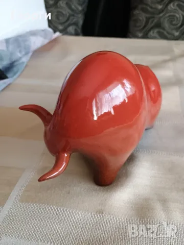 Красив керамичен бик-4, снимка 3 - Декорация за дома - 50096766