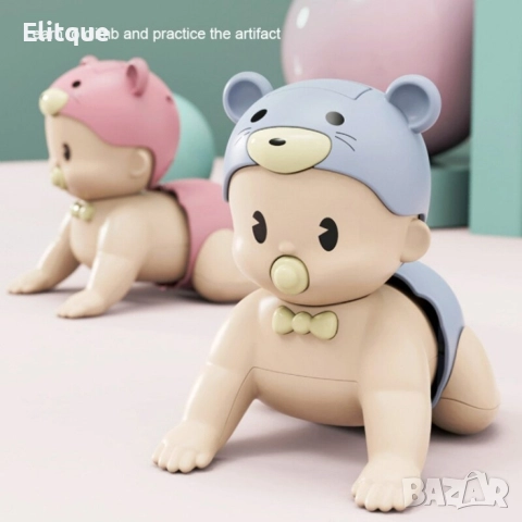 Пълзящо бебе играчка, снимка 4 - Кукли - 52865909