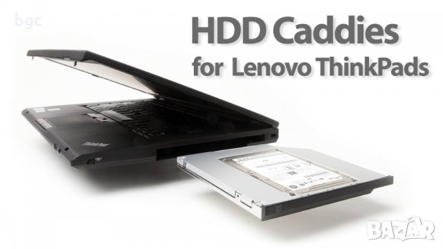 Кеди за Втори Диск за Lenovo Thinkpad T420 T430 T510 T520 T530 W510 W520 W530 W700 W701 R400 R500, снимка 2 - Части за лаптопи - 28461486