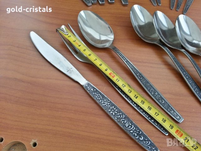 Руски прибори за хранене вилици лъжици  и ножове, снимка 6 - Антикварни и старинни предмети - 33616916