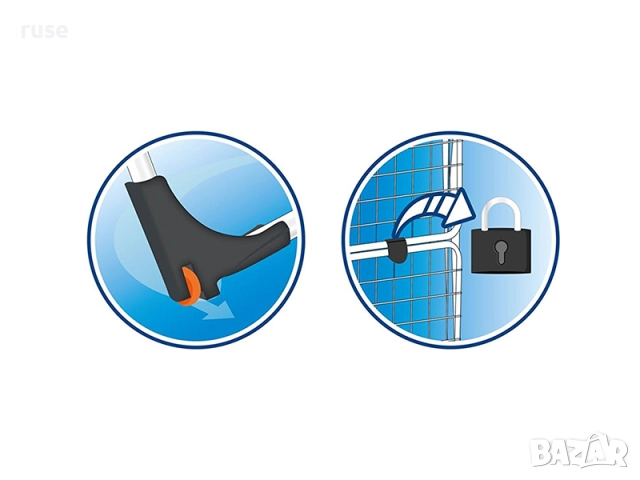 НОВИ! Сушилник за дрехи Vileda UNIVERSAL с колелца, снимка 7 - Сушилници - 51851374