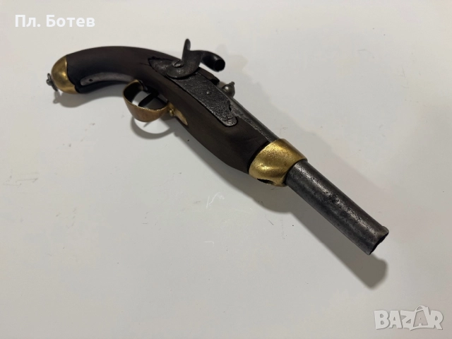 Стар капсулен пистолет, пищов, револвер, снимка 4 - Антикварни и старинни предмети - 51860843