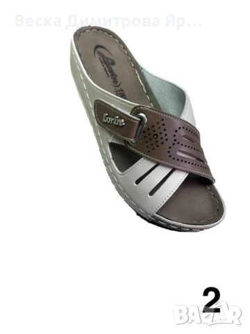 Луксозни дамски кожени чехли различни модели, снимка 3 - Чехли - 51312175