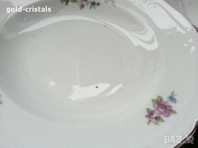 Стар български порцелан чинии, снимка 6 - Антикварни и старинни предмети - 33484028