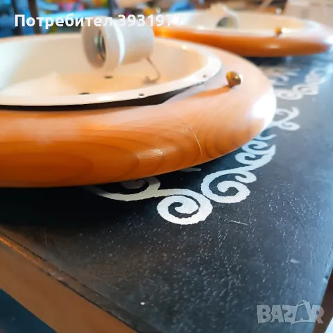 дървена конзола от осветление , снимка 3 - Столове - 48281494