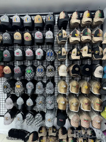 шапки с козирка calvin klein gucci hermes , снимка 7 - Шапки - 50776433