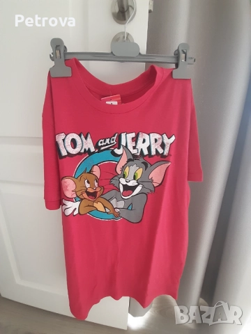 Нова тениска Tom&Jerry размер M, унисекс, снимка 2 - Тениски - 52035212