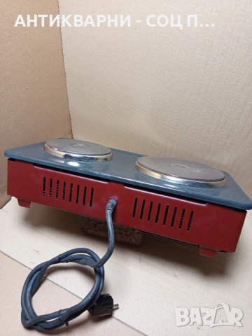 Соц Стар Електрически Двоен Котлон. , снимка 5 - Антикварни и старинни предмети - 52355991