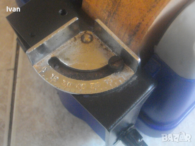 Ел.Точиларска Сухо Заточваща Машина Станция-3 Камъка-Бавна Скорост-60 Вата/200 об/мин-Ъгъл 0-45 Гр, снимка 13 - Други инструменти - 44873336