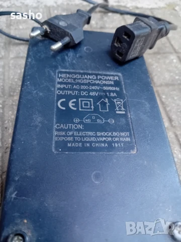 зарядно за ел скутер 48волта, снимка 2 - Друга електроника - 50596839