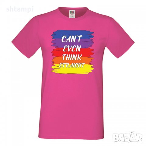 Мъжка тениска Can't Even Think Straight Прайд, Pride,Празник.Повод,Изненада, снимка 9 - Тениски - 37102111