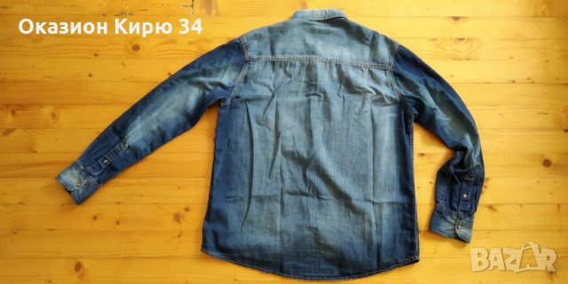 Дънкова риза , снимка 2 - Ризи - 27026794