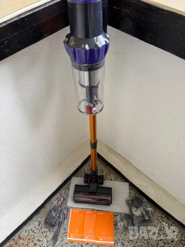 Вертикална Безжична Прахосмукачка BUTURE VC80 55000Pa LED 60Мин Работа!