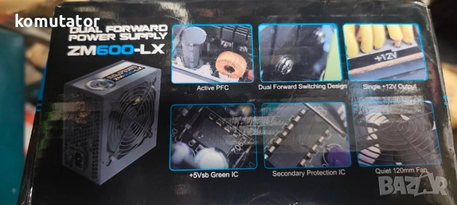 захранване PSU Zalman ZM600-LX, снимка 5 - Захранвания и кутии - 52941042
