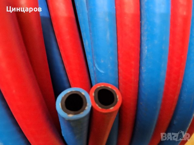 Маркуч,маркучи 4мм;6мм;8мм;10мм.единичен или двоен за горелки,резаци