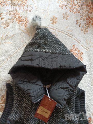 Нов дълъг елек E-phos, снимка 4 - Елеци - 38425529