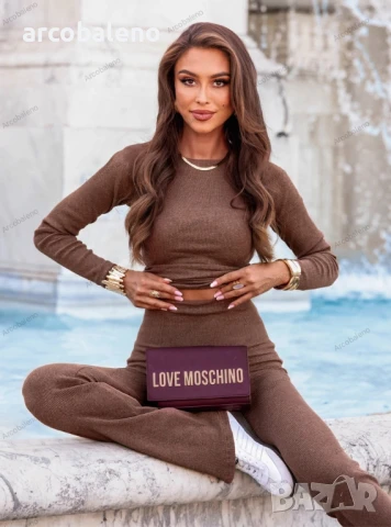 Дамски комплект от блуза и панталон Polisena с оребрен дизайн, 4цвята , снимка 17 - Комплекти - 51370259