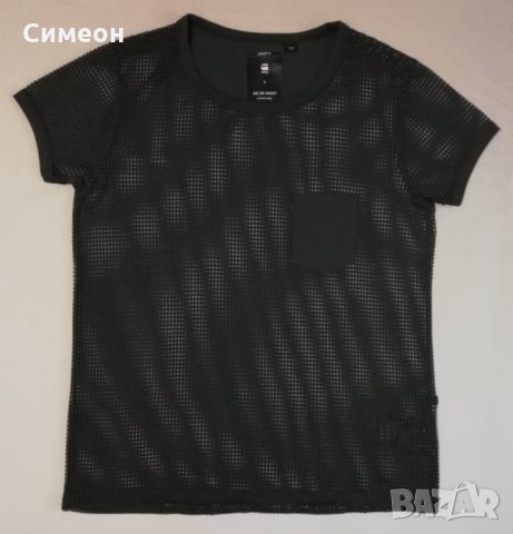 G-STAR RAW оригинална тениска S мрежеста фланелка ZALOW STRAIGHT R WMN, снимка 1 - Тениски - 32240384