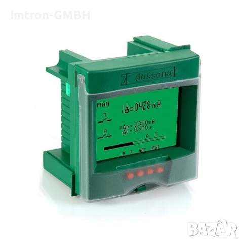 Диференциално реле DOSSENA с отделен тороид, LED, 96×96, 9DER3/2I(CC)