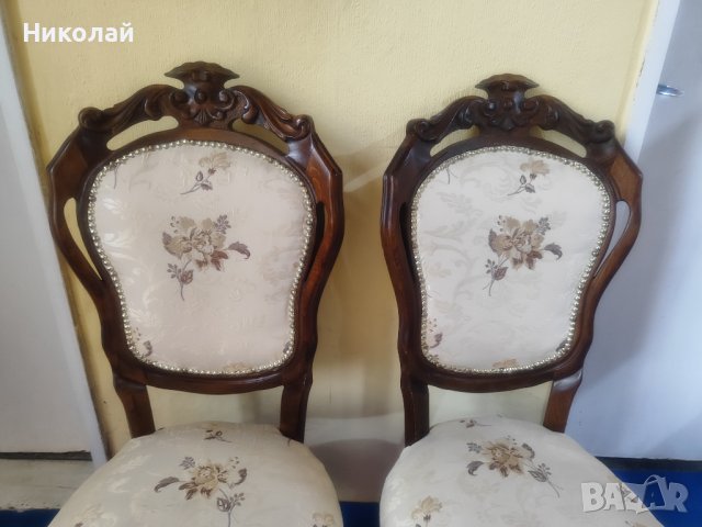 Много красиви 2 броя Барокови столове, снимка 5 - Столове - 42956503