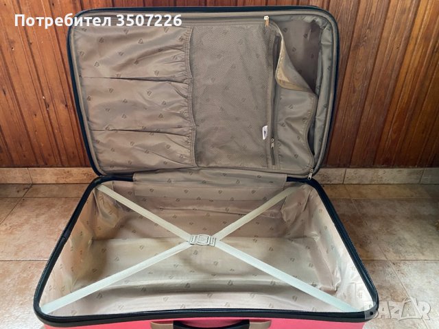 Розов куфар двойно разпъване много лек 5.3 кг перфектно състояние, снимка 10 - Други - 38184824