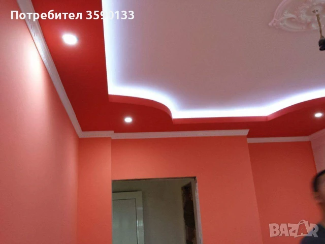 Професионално боядисване и отсичане ,шпакловане,декоративни мазилки и лепене на всакакъв вид тапети, снимка 14 - Бояджийски услуги - 50660214
