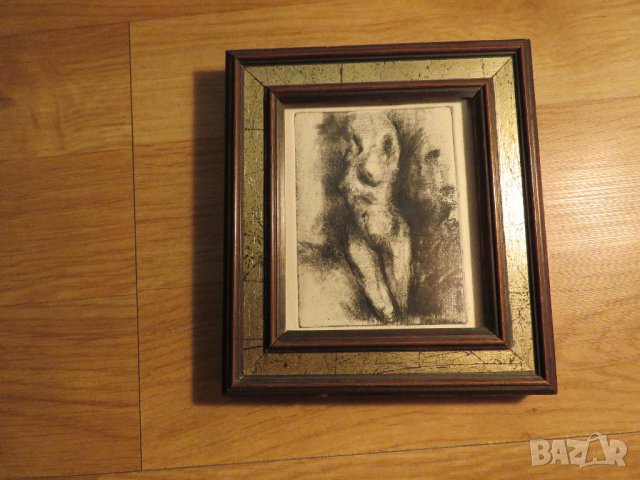 Голо женско тяло - Старинна графика, Жадуване, Страст,еротика, копнеж  18+ секс голо тяло