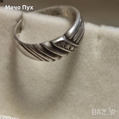 Сребърен пръстен (198), снимка 3 - Пръстени - 43766721