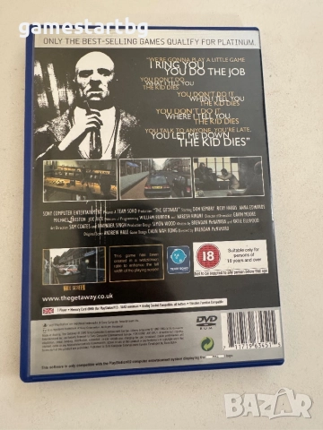 The Getaway за PS2, снимка 2 - Игри за PlayStation - 50886564
