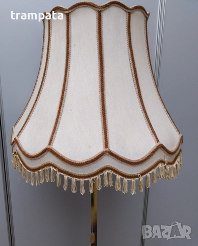 НАЙ ДОБРАТА ОФЕРТА 150см. Стара Немска подова правостояща лампа ,лампион ,абажур месинг , снимка 2 - Антикварни и старинни предмети - 52684143