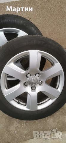 Алуминиеви оригинални джанти 17 5Х112 за Ауди, снимка 4 - Гуми и джанти - 52892543