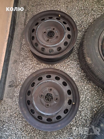 Железни джанти 4х100 14 цола свалени от Honda Civic