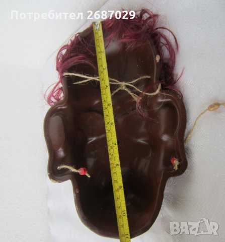 маска пано керамика фигура пенис фалос еротика глава, снимка 4 - Декорация за дома - 28946715