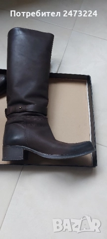 Дамски кожени боти и ботуши , снимка 6 - Дамски ботуши - 51921614