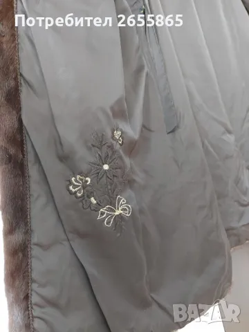 Дълго палто от норка, снимка 14 - Палта, манта - 48700852