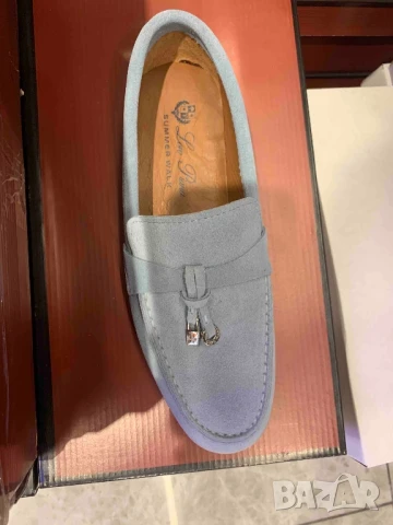 мокасини от естествен велур loro piana , снимка 2 - Дамски ежедневни обувки - 51027901