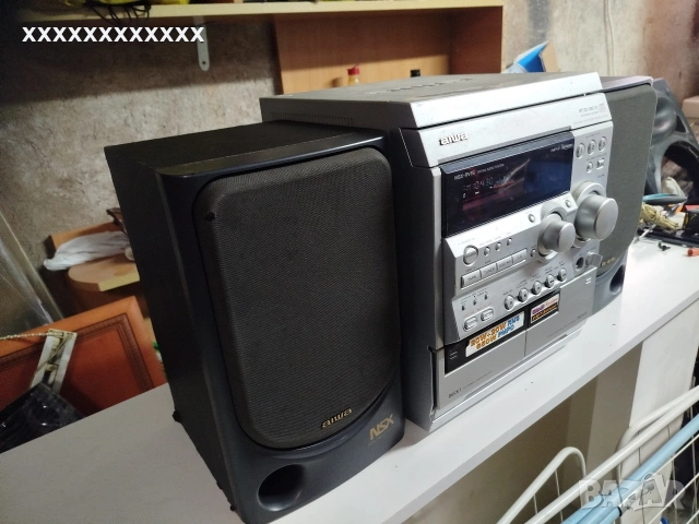 аудиосистема Aiwa с колони aux, снимка 2 - Аудиосистеми - 53151469