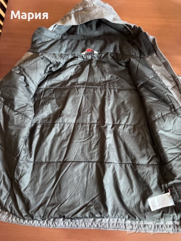 топло дамско яке, VAUDE, размер XL/44, цвят-сив, снимка 4 - Якета - 51997519