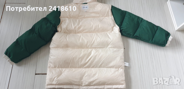 Lacoste  Down Mens Jacket Size - 52  M / L Oversize  ОРИГИНАЛ! Зимно пухено Яке!, снимка 5 - Якета - 52469328