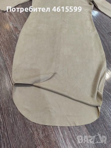 кадифена елегантна рокля, снимка 2 - Рокли - 53581916