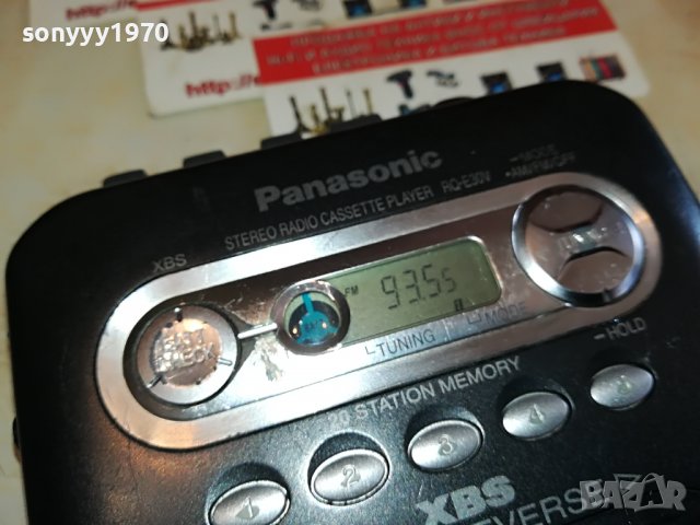 PANASONIC RQ-E30V WALKAN REVERSE DECK/RADIO 0811221132, снимка 6 - Радиокасетофони, транзистори - 38599880