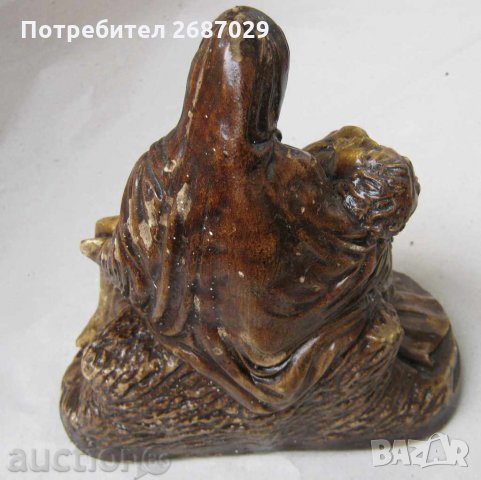 2 бр.  ПИЕТА  фигура, пластика, статуетка Исус Религия Микеланджело, снимка 3 - Статуетки - 28949493