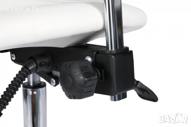 Козметичен/фризьорски стол - табуретка с облегалка Rita 53/73 см, снимка 8 - Друго оборудване - 26788037