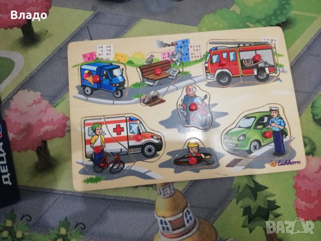 Детски дървени пъзели 6 броя на цената на един , снимка 7 - Игри и пъзели - 40932652